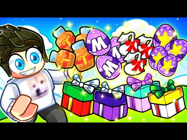 I Opened EVERY Gift Box in Bee Swarm Simulator!