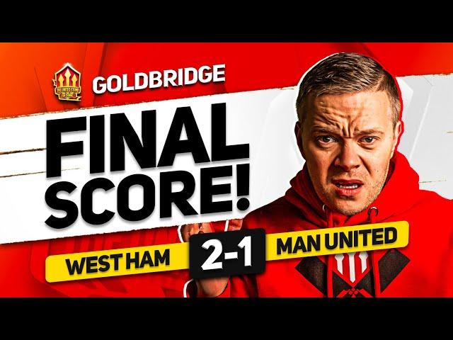 VAR A DISGRACE! WEST HAM 2-1 MANCHESTER UNITED GOLDBRIDGE MATCH REACTION