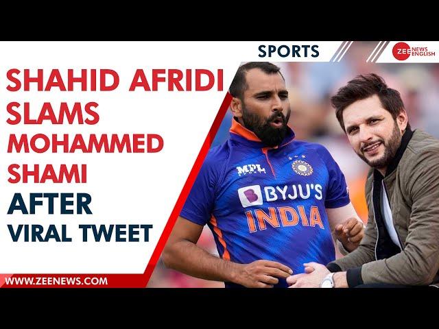 Watch: Shahid Afridi slams Mohammed Shami after ‘Karma’ Tweet goes viral