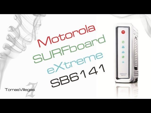 Motorola SURFboard eXtreme SB6141 Cable Modem - Unboxing and Overview