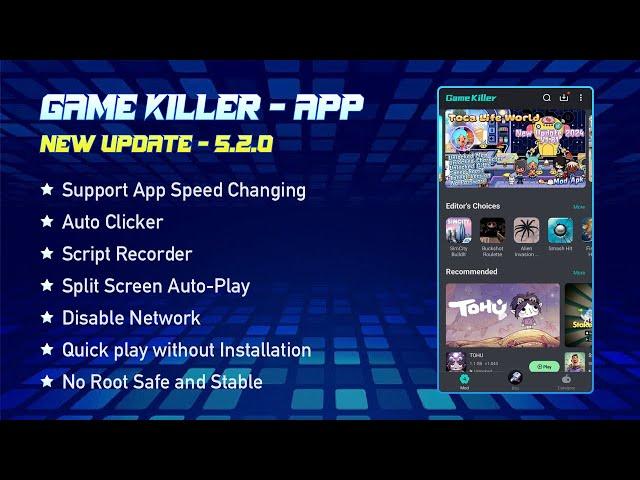 Game Killer NO ROOT 2024 New Update 5.2.0 is Here! | Update Feature | Game Library | Mod Tool