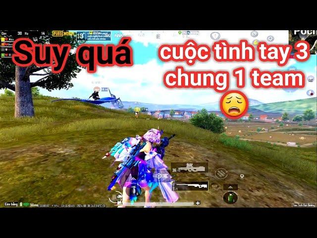 PUBG Mobile - Ghép Chung Team 2 Nam 1 Nữ Đang Suy Tình Cùng Game Quẩy Sniper Cực Đã