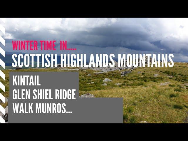 South Glen Shiel Ridge,Creag a'Mhaim,Druim Shionnach,Scotland's Mountain's.