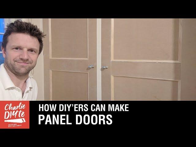 How to Make Panel Doors with Basic Tools! Video 1/6