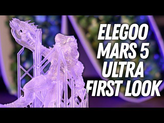 First Look at ELEGOO's New Resin 3D Printer - Mars 5 Ultra | WildRoseBuilds