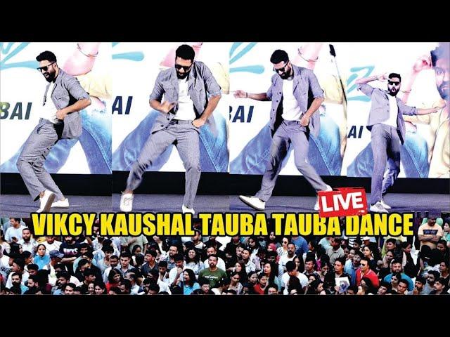 Vicky Kaushal Tauba Tauba Dance LIVE With Huge Crowd | Ammy Virk Bad Newz Promotion In New Mumbai