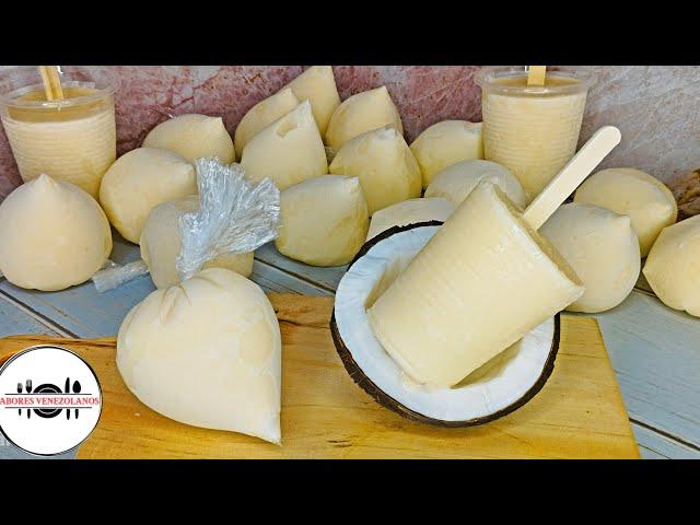 INCREÍBLE RECETA DE HELADO DE TETA DE COCO [ MUY FÁCIL GENERA INGRESOS EXTRAS ] @SABORESVENEZOLANOS