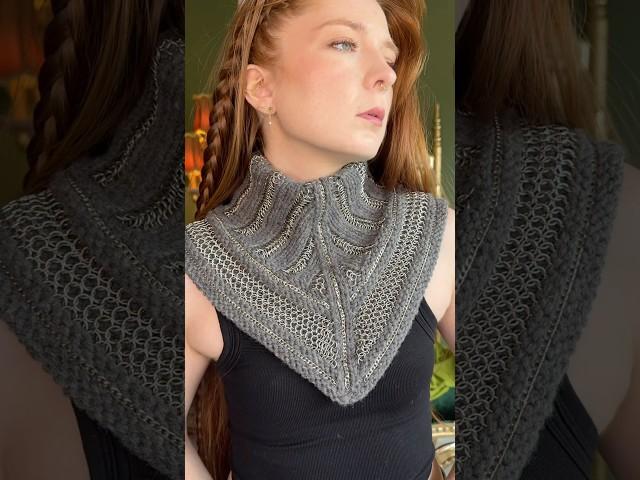 Knit  chainmail This piece took a minute  but I love the outcome!!!