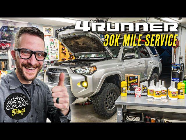 Toyota 4Runner 30,000 Mile: MAJOR SERVICE DIY GUIDE!