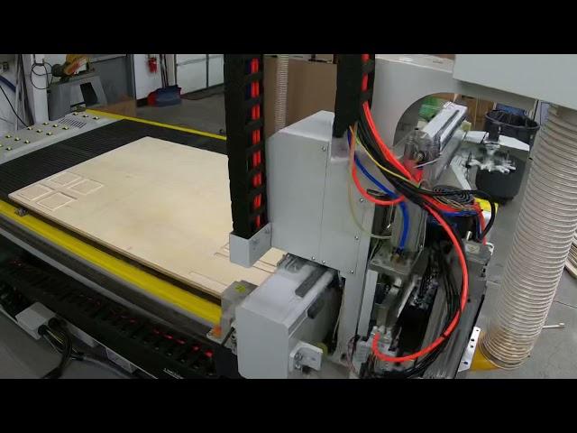 Cabinet Box Cuts with a CNC Router: Venture Cabinet Nesting CNC Machine by Techno CNC