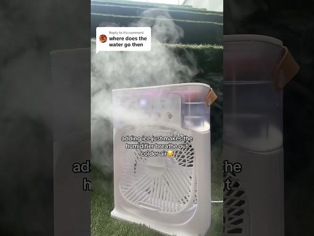 Portable Air Conditioner Fan, Mini Small Evaporative Air Cooler Cool Mist Humidifier #cybzone