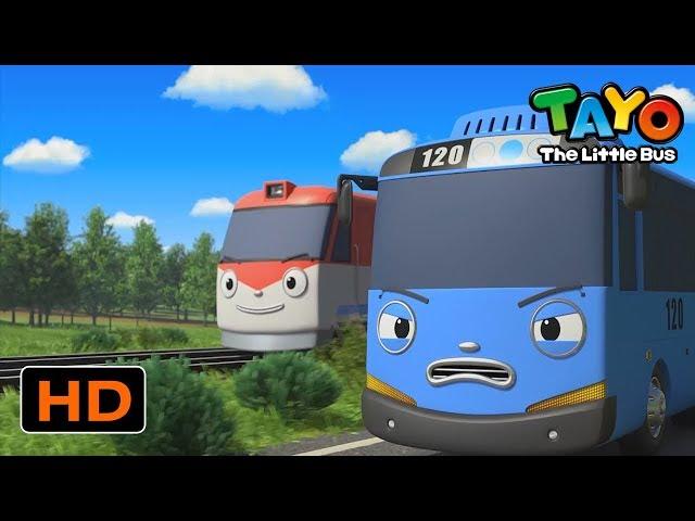 Tayo English Episodes l A Train vs. A Bus l Tayo the Little Bus