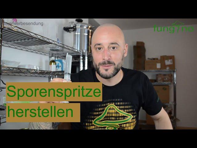 Sporenspritze herstellen - Zuhause Pilze züchten