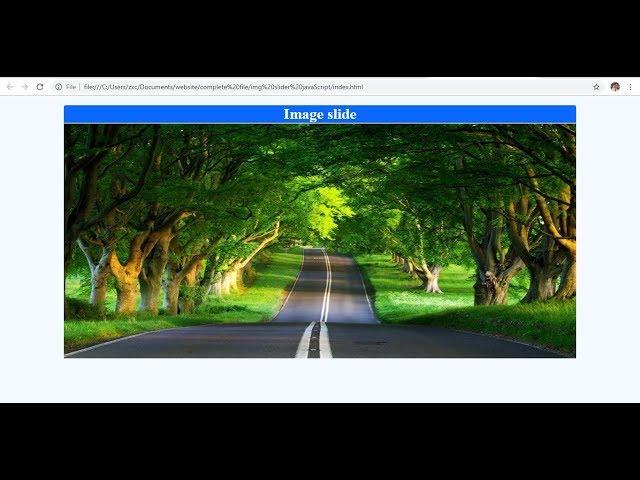 JavaScript Image Slider || how to create image slider using JavaScript