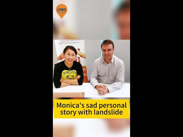 Monica's sad personal story with landslide