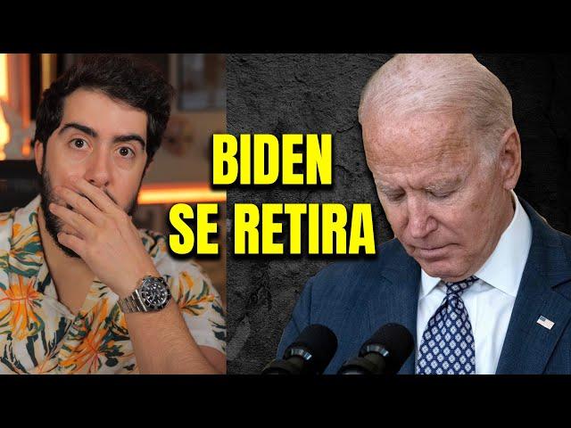 Biden ABANDONA la carrera, el autogolpe del partido democrata funciono