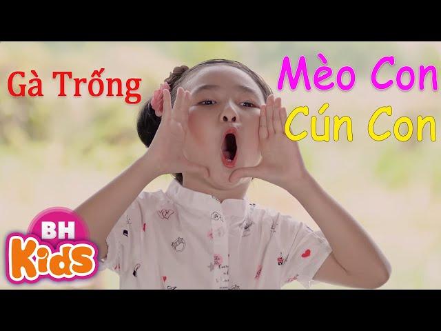 Gà Trống Mèo Con và Cún Con  Candy Ngọc Hà  Nhạc Thiếu Nhi Remix Sôi Động [MV]