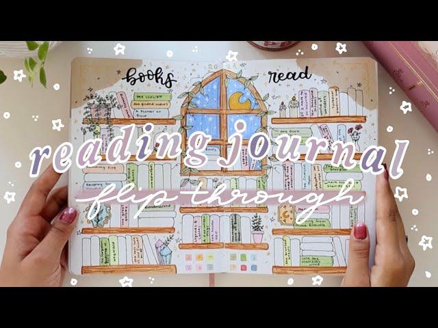 2024 mid-year reading journal flip through!  (pt.1 january - june)