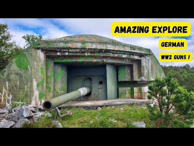 We found REAL German WW2 guns. AMAZING lost place !