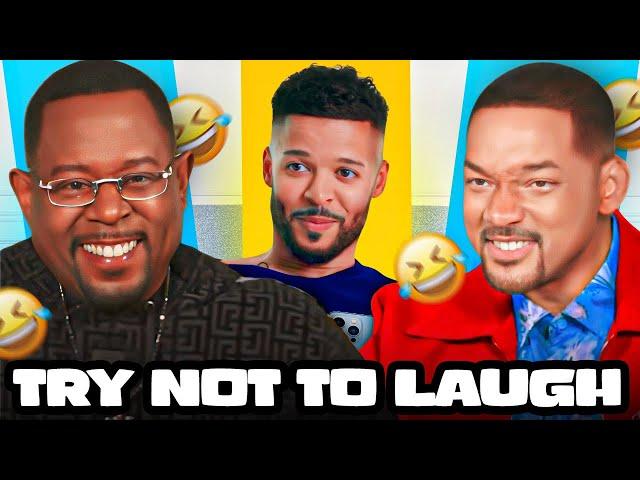 WILL SMITH & MARTIN LAWRENCE RATE DAD JOKES with JEREMY LYNCH  *Try Not To Laugh*