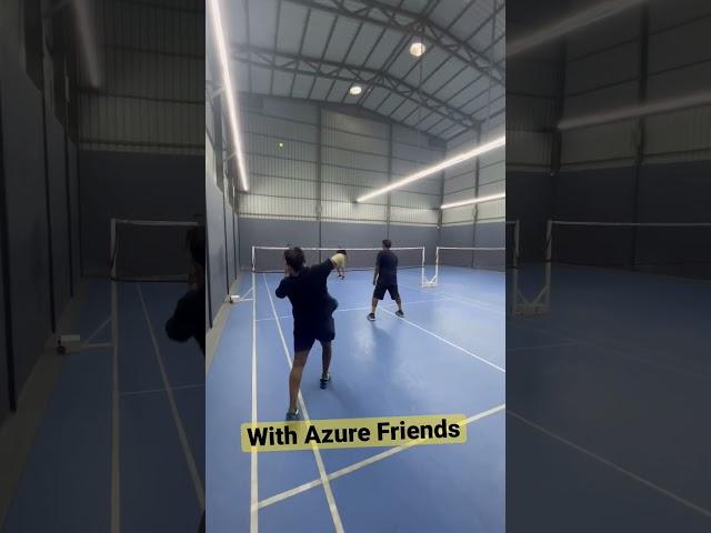 Mr Anil Agrawal #smashhit #badminton #badmintontraining #badmintonlovers #azure #friends #stayfit