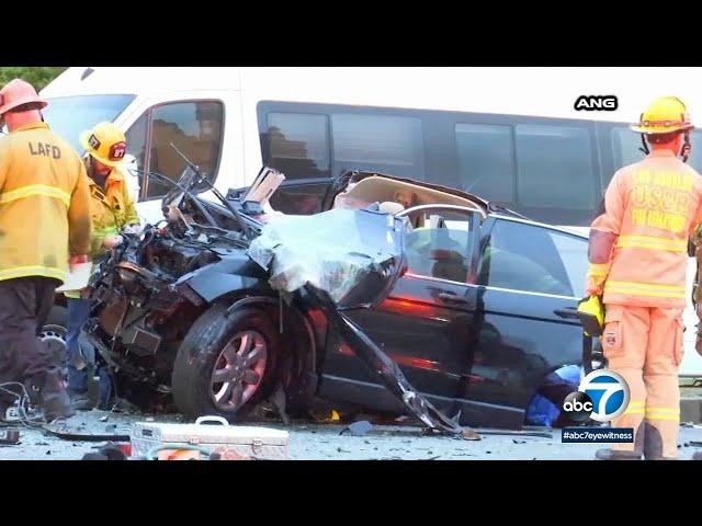 Speed played role in violent Porter Ranch crash that killed teen, injured 9, police say