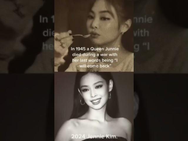 Is Kim Jennie actually Queen Junnie???(FAKE) #jennie #junnie #blackpink #kpop #ytshorts #shorts