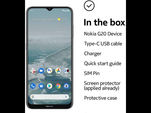 Nokia G20 | Android 11 | Unlocked Smartphone| 3-Day Battery | US Version | 4/128GB #shorts