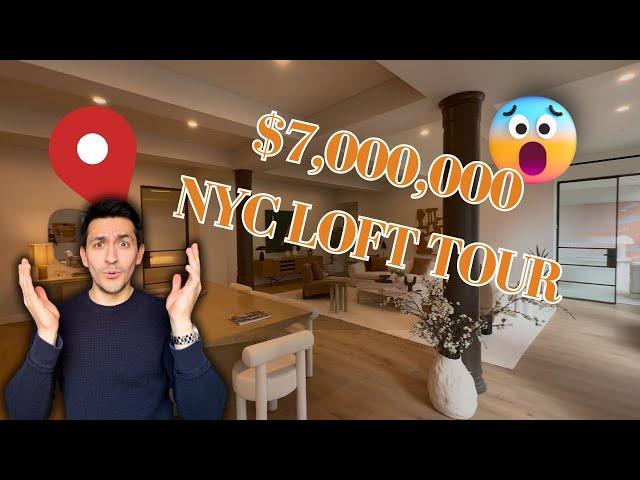 Inside a $7 Million Tribeca Apartment | NYC Luxury Loft Tour