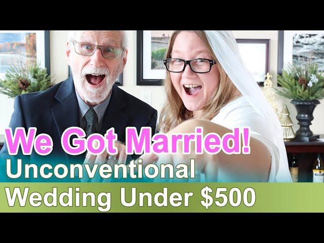 WE GOT MARRIED!!! Our Unconventional Wedding Under $500 & In Under 2 Weeks || Autumn Beckman