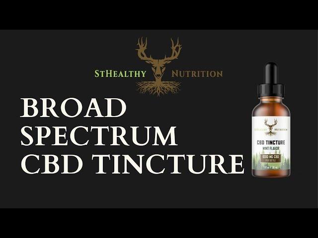 StHealthy Nutrition Broad Spectrum CBD Tincture