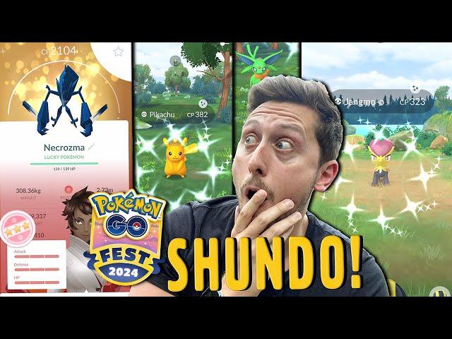 *SHUNDO* Necrozma & Shiny Jangmo-o! Global Pokemon GOFest