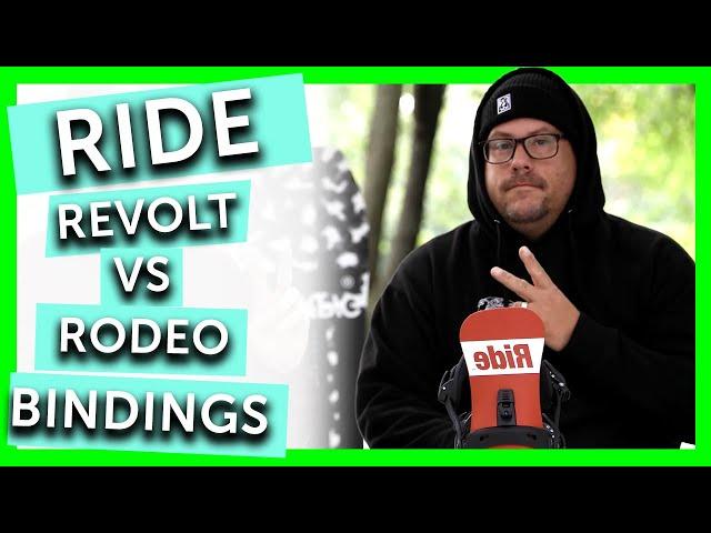 2020 Ride Revolt vs Rodeo Snowboard Bindings