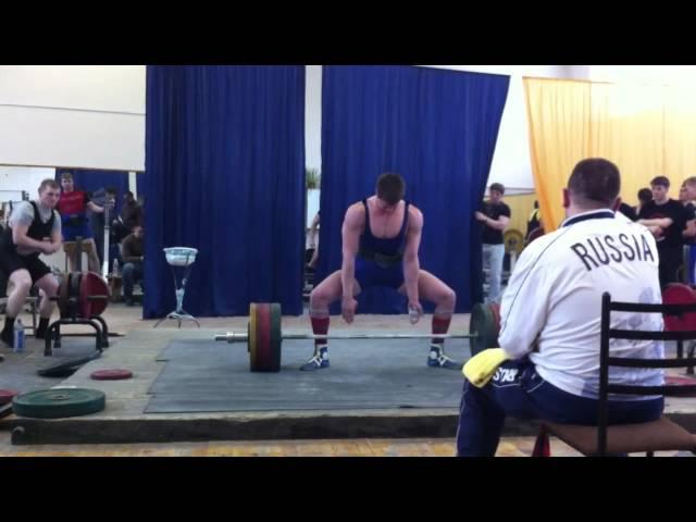 deadlift  260kg 93kg class. IPF, Volkov Pavel