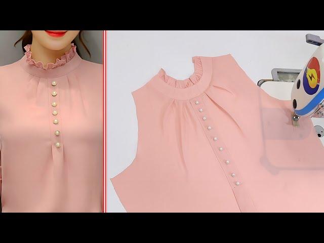  Beautiful Women's Collar Design Cut and Sew ️ Sewing Tutorial and Techniques
