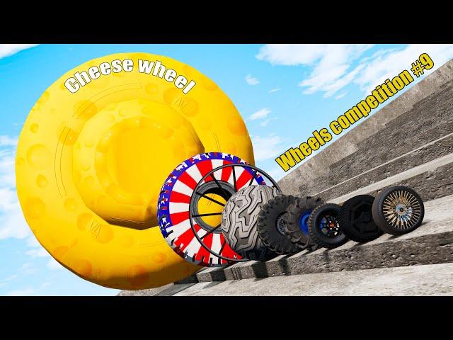 Wheels Competition #9 - Who is better? - Beamng drive