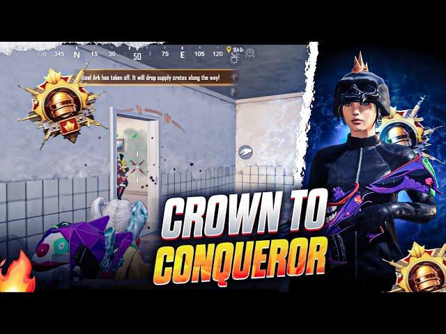  DAY - 3 CROWN TO CONQUEROR IN BGMI  SOLO RANK PUSH TIPS AND TRICKS 