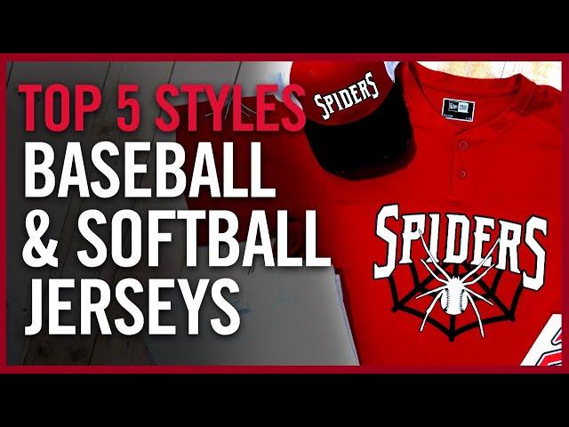 Top 5 Custom Baseball & Softball Uniform Styles | Heat Transfers