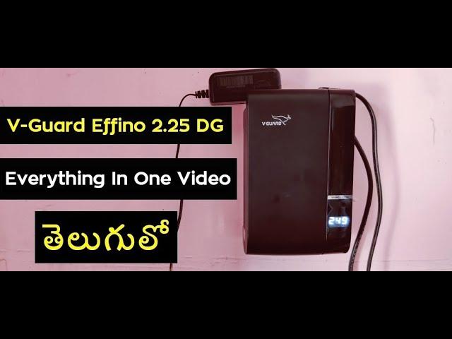 V Guard Effino 2.25 DG Stabilizer Review In Telugu | Unboxing | Looks | India