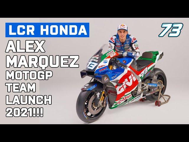 LCR HONDA Castrol MotoGP Team Launch 2021 | LCR Honda unveil Honda RC213V for Alex Marquez