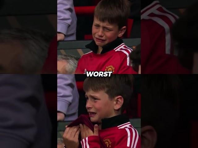 What the United fan kid went through ️‍🩹