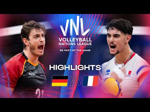  GER vs.  FRA - Highlights | Week 3 | Men's VNL 2024