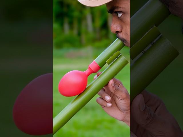 DIY Colorful Balloon Toys Using Green Bamboo #diy #bamboo #creation