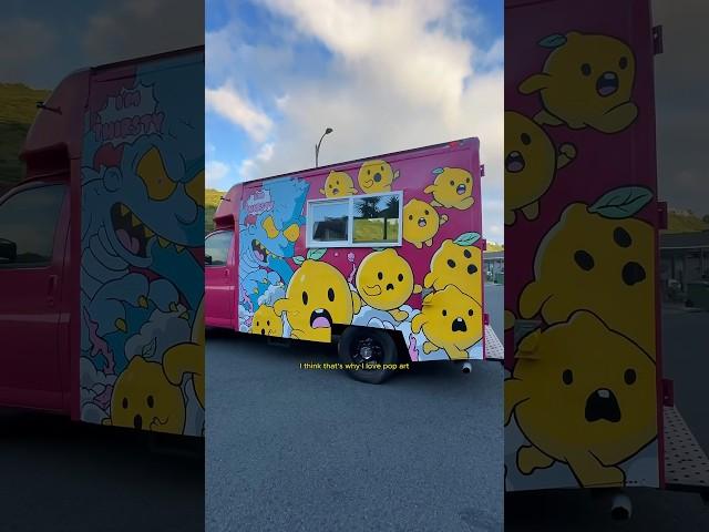 When life gives you a lemonade truck   #mural #art #painting