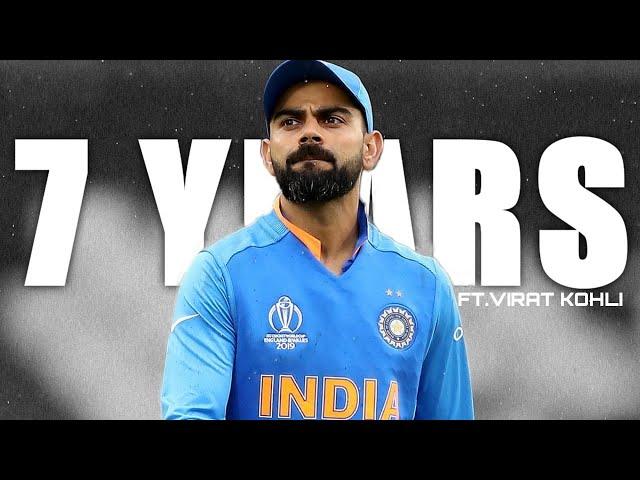 7 Years Ft.Virat kohli • status video and a tribute to the king #viratkohli