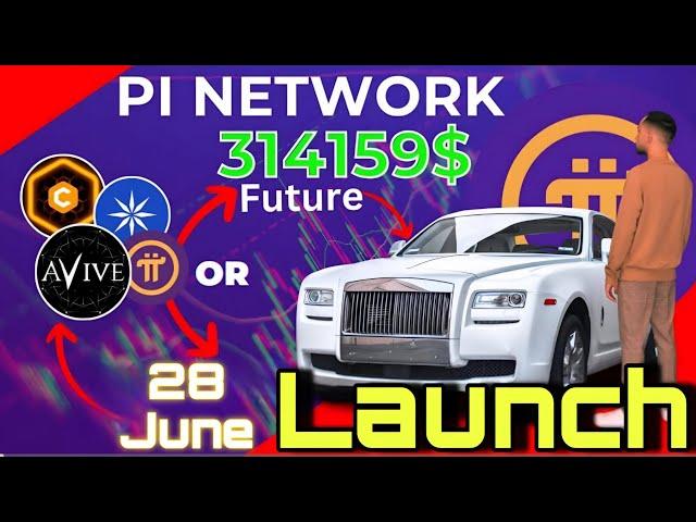 Big News  Pi Network New Update /Pi Coin Mainnet Launch 28 June  1Pi = $314,159 #cryptocurrency