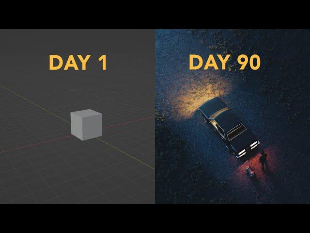 How I learned 3D in 90 Days | Blender 3D