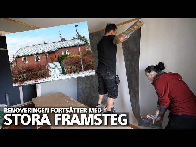 Stora framsteg i renoveringen - Renoverar nya huset