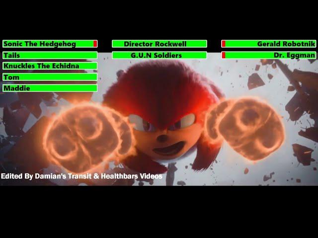Sonic the Hedgehog 3 (2024) London Battle with healthbars 1/2