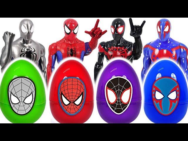 Dinosaur! If you touch surprise egg, turn into Spider-Man! #DuDuPopTOY